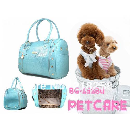 Free Shipping Blue Senior crocodile pattern Korean feed pet package (strapless) Pet Dogs Carrier Bag
