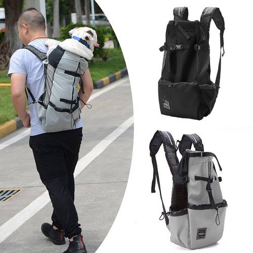 Breathable Pet Dog Carrier Bag For Large Dogs Golden Retriever Bulldog Backpack Adjustable Big Dog Travel Bags Pets Products
