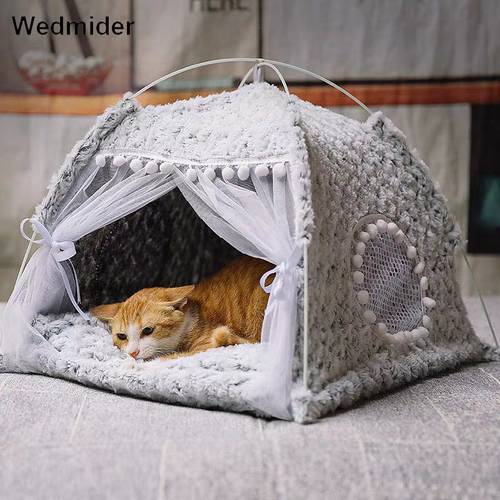 2020 Dog Tent Brathable Warm pet dog cat tent house kennel Comfortable dog beds for small dogs Top Quality Bed Cats