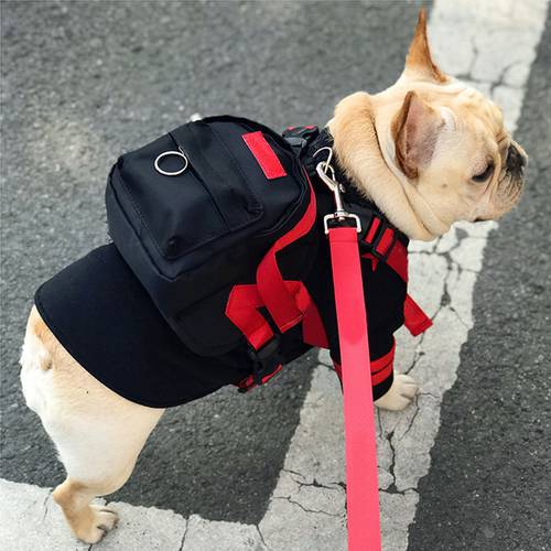 Dog Harness for Small Dogs Pet Cat Backpack for Dogs School Bag Harness Dropshipping LC0192