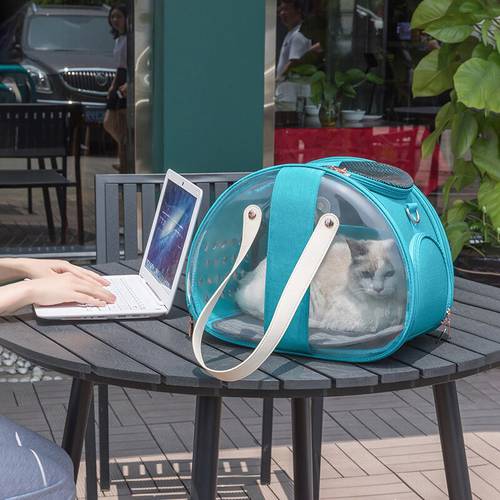 Foldable pets carrier for cats backpack carrying capsule bag products transport box shoulder bag mochila para gato accessories