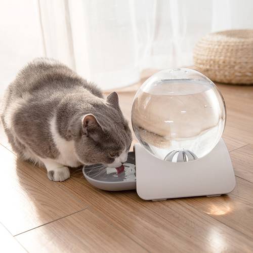 2.8L Pet Cat Bubble Automatic Water Feeder Fountain For Pets Water Dispenser Large Drinking Bowl Cat Drink No Electricity NEW