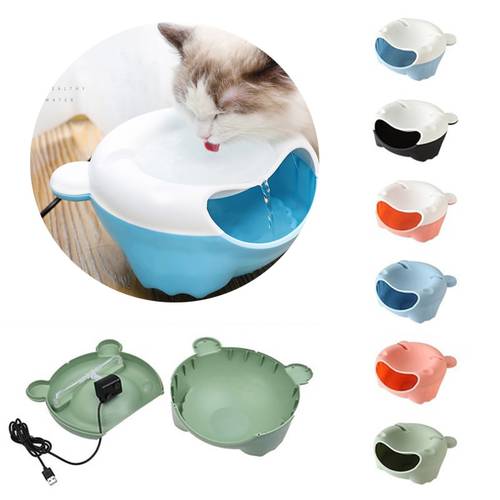 Automatic Luminous Pets Water Fountain For Cats Fountain Dogs USB Electric Water Dispenser Drinking Bowls For a Cat Pet Supplies