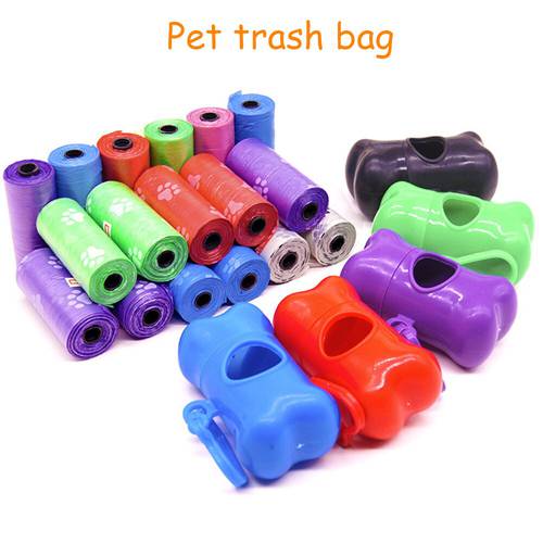 50Rolls Dog Poop Bags Pet Biodegradable Outdoor Carrier Holder Dispenser Clean Pick Up Tools Waste Garbage Bags Pet Product