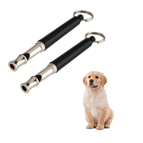 1pcs Stainless Steel Dog Whistle To Stop Barking Bark Control For Dogs Training Deterrent Whistle Puppy Adjust Training