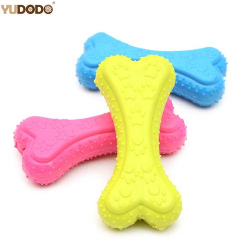 TPR Solid Rubber Pet Dog Toys Interactive Training Play Puppy Dog Molar Tooth Chew Toy