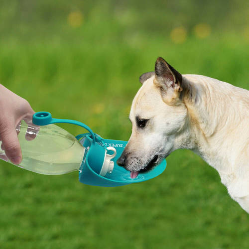 580ml Sport Portable Pet Water Dispenser Pet Dog Water Bottle Silicone Travel Dog Bowl for Puppy Cat Drinking Outdoor