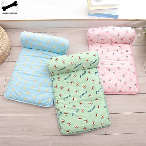 Cat Pillow Mat Summer Ice Pad For Dogs Cooling Blanket For Small Medium Dog Cats Cooling Blanket Sleeping Comfortable Pet Bed