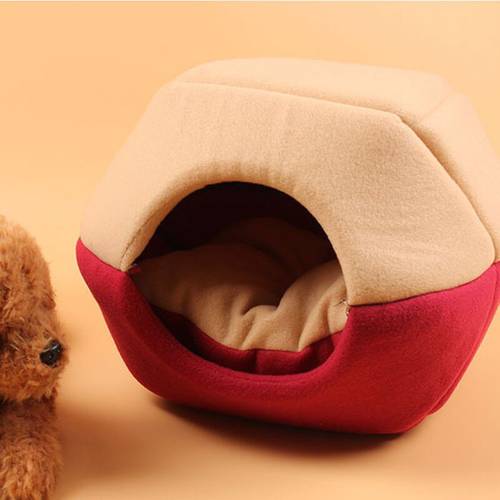 New Winter Cat Dog Bed House Foldable Soft Warm Animal Puppy Cave Sleeping Mat Pad Nest Kennel Pet Supplies SCI88