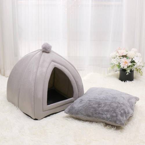 Cat Bed Products For Pets Products House Mat Plush House With Kittens Supplies Cat Soft Bed Accessories Sleeping Basket Hammock
