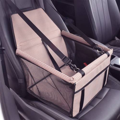 Pet Carriers Dog Car Seat Cover Carrying for Dogs Cats Mat Blanket Rear Back Hammock Protector transportin Double Thick Travel