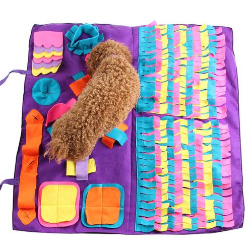 Pet Sniffing Mat Washable Dog Cat Smell Training Pad Consume Energy Puzzle Toys Puppy Release Stress Blanket