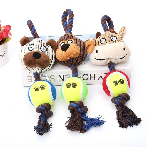 Bite Resistant Pet Dog Tennis Ball Toys for Small Medium Dogs Cleaning Teeth Puppy Chew Toy mascotas Accessories zabawka dla psa