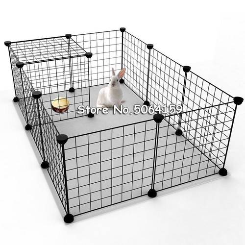 Fence For Dog Aviary For Pet Fitting For Cat Door Playpen Cage Products Security Foldable Pet Playpen Crate Iron Fence Puppy