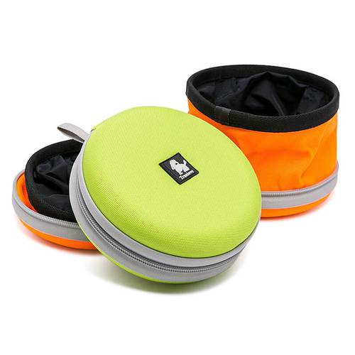 Truelove Foldable Pet Bowl Travel Collapsible 2 bowls for Water Food Feeding Waterproof Portable Dog Bowl Dog supplies Dropship