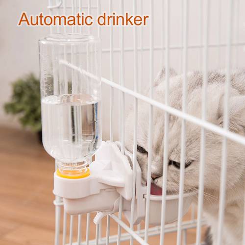 Pet Water Feeder Bottle, Automatic Cat Water Fountain Dog Water Drinker Gravity Waterer for Miltiple Pets
