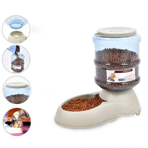 1Pc Detachable Pet Cat Dog Automatic Feeder Food Drink Animal Bowl Water Bowl Dispenser Pet Feeder Supplies