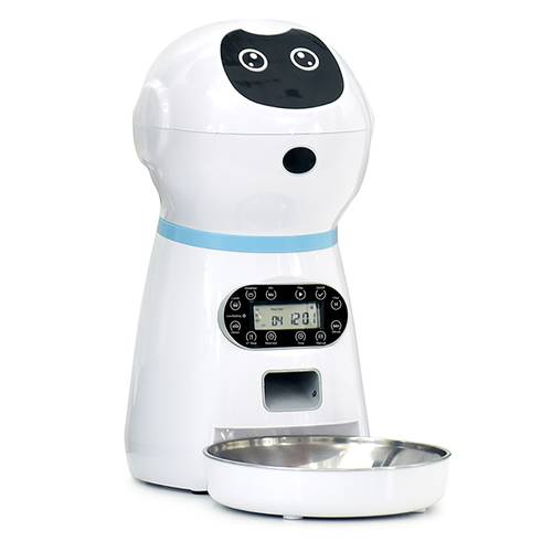 3.5L Automatic Dog Cat Feeder Food Dispenser Pet Auto Feeder Dog Cat Drinking Bowl Voice Recording LCD Screen Dry Food Bowls