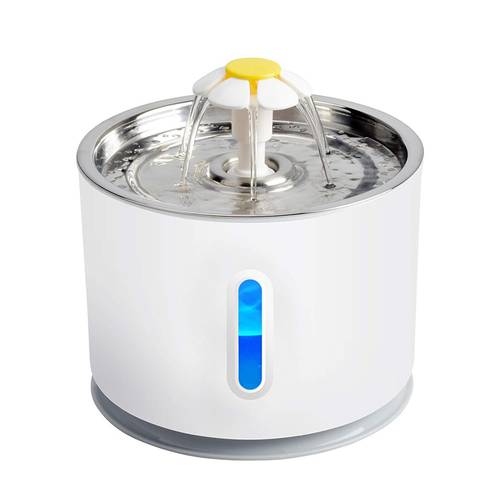 Cat Water Fountain Automatic Pet Dog Drinking Active Carbon Filter Electric Dispenser Bowl LED Drink Cats Drinker USB Powered