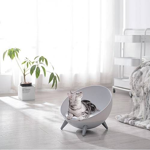 Pet Cat Bed House Hemisphere Kittens Kennel Beds Small Dogs Seasons Universal Cats Basket Window Indoor Home Mats Warm Products