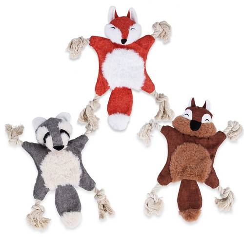 Pet Toys New Plush Vocal Dog Supplies Wear-resistant Bite-resistant Simulation Fox Dog Puppy Chew Toys Dog Toys Squeaking