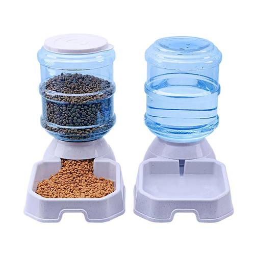 3.8L Pet Automatic Feeder Dog Cat Drinking Bowl For Dog Water Drinking Cat Feeding Large Capacity Dispenser Pet Cat Dog