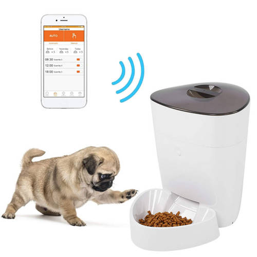 Automatic Pet Feeder Cat And Dog Intelligent Timing Remote Control Feeding Feeder Pet Dog Food Dispenser With LCD Display