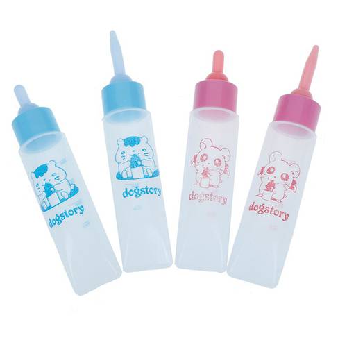 1pcs Pet Milk Bottle 30ml Silicone Nipple Small Animal Feeding Hamster Cat Dogs Puppy