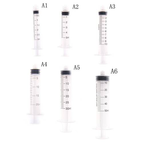 3/5/10/20/30/50ML Reusable Small Hydroponics Plastic Nutrient Sterile Health Measuring Syringe Tools Cat Feeding Accessories