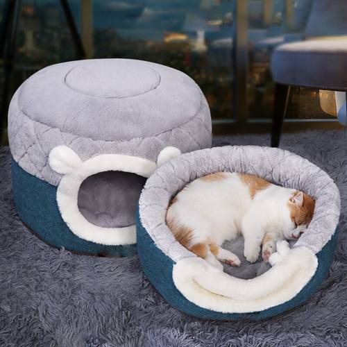Dog Cat Beds for Small Medium Pet, Cat Bed Dogs Beds Nest House for Dog Sofa Warming Dogs House Winter Kennel for Puppy