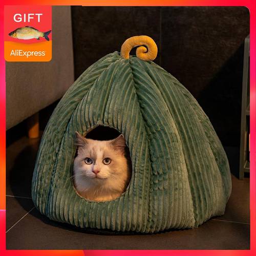 Hot Sell Cat House Dog for Cats Sleep Bed Small Dogs Pet Warm Mat Winter Beds Kitten Cave Nest Home Puppy Window Products