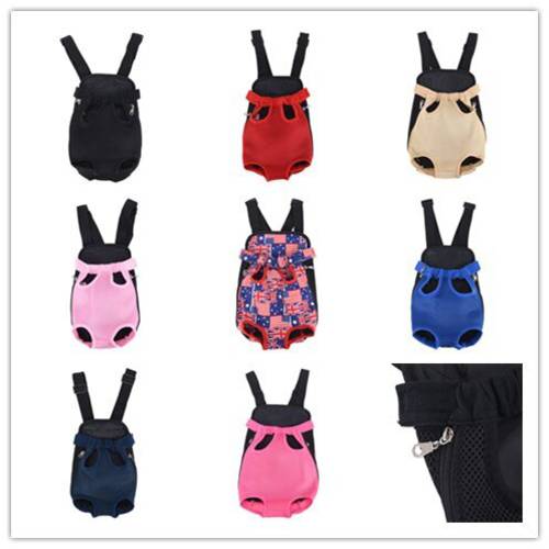 4Size and 5colors New fashion Pet Dog Carriers Backpacks Cat Puppy Pet Front Shoulder Carry Sling Bag