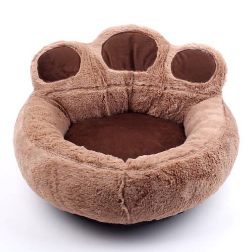New Bear Paw DKennel Cat Dog Pet Beds PP Cotton Teddy Bed House Dog Basket For Small Medium Dog Soft Warm Beds House