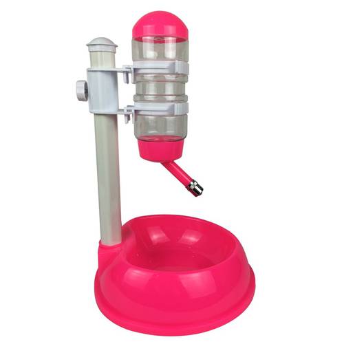Automatic pet water dispenser water dispenser cat and dog food rack feeder tray liftable water bottle home pet products