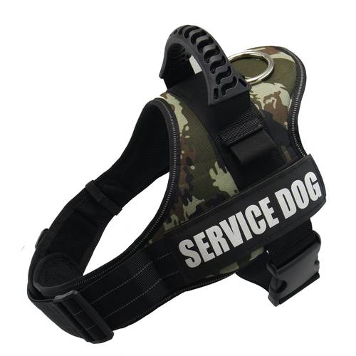 Service Dog Harness, No-Pull IN TRAINING Vest Harness, Reflective Breathable Adjustable Pet Halters for Small Medium Large Dog