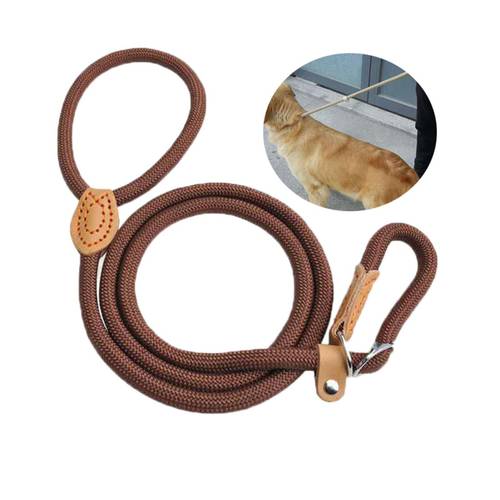 Dog Leash Nylon Pet Lead Leash Adjustable Dog Harness Durable Rope Belt Lightweight Dog Supplies Walking Training correa perro
