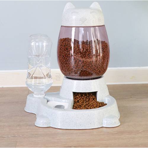 2.2L Automatic Pet Cat and Dog Feeder Dog Water Drinking Bowl Cat Feeding Feeder Large Capacity Cat Dog Dispenser WJ10
