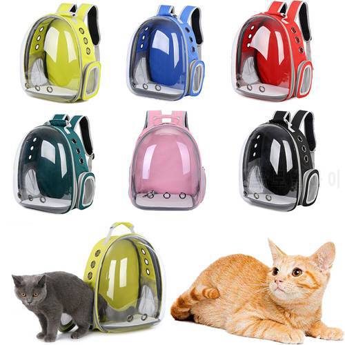 New Cat Bag Breathable Portable Pet Carrier Bag Outdoor Travel Backpack Cat and Dog Transparent Space Pet Backpack
