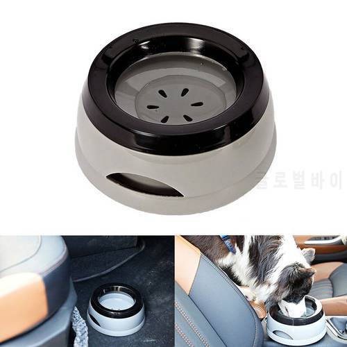 Pet Car Travel Bowl Anti-Spill Bottom dog Feeding Water Bowl Anti-Skid Pets Dog Cat Bowls