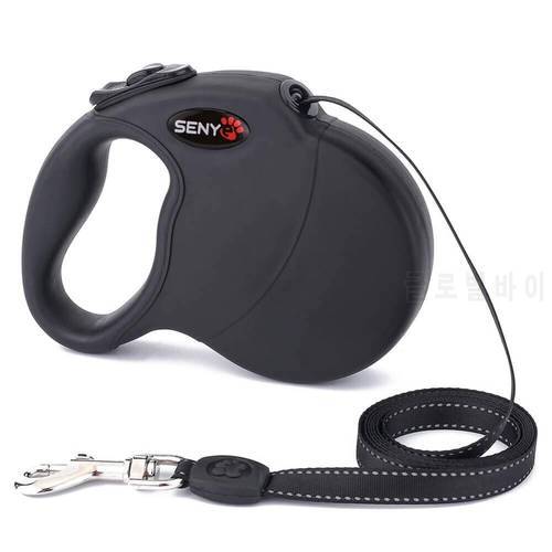Retractable Durable Pet Dog Leashes 5M Supports Big Dogs Up to 100 Pounds Best Pet Training Walking Nylon Leash Pet Products
