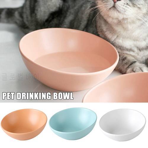 Ceramic Tilted Pet Bowl for Cat and Dog No Spill Pet Food Water Protect Cervical Spine Pet Feeding Bowls YE-Hot