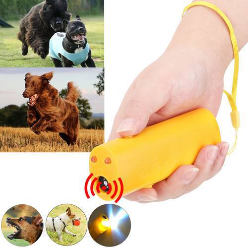 Living Room Pest Control Pet Dog Training Ultrasonic Equipment Anti Barking Stop Barking 3 in 1 Pet Dog Repeller