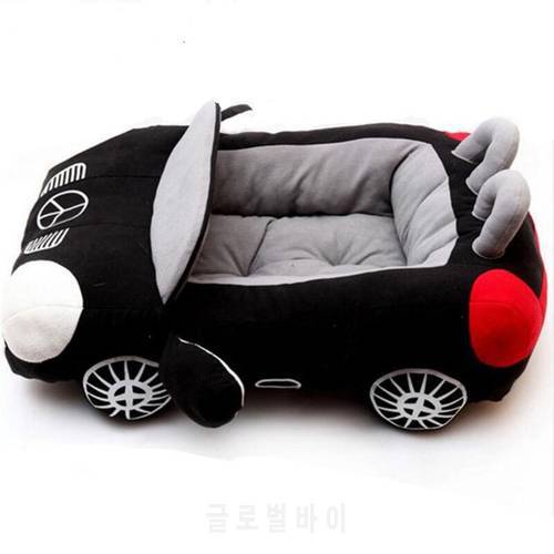 Cool Car Shaped Pet Bed Dog House Small Dog Cat House Warm Soft Puppy Sofas Mats Kennel