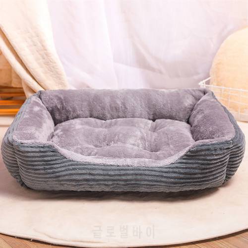 Fashion Dog Bed Kennel Soft Dog Bed Plush Cat Mat Dog Beds For Small Cat Pet Puppy Cat Mat Dog Beds Washable For Cat Puppy