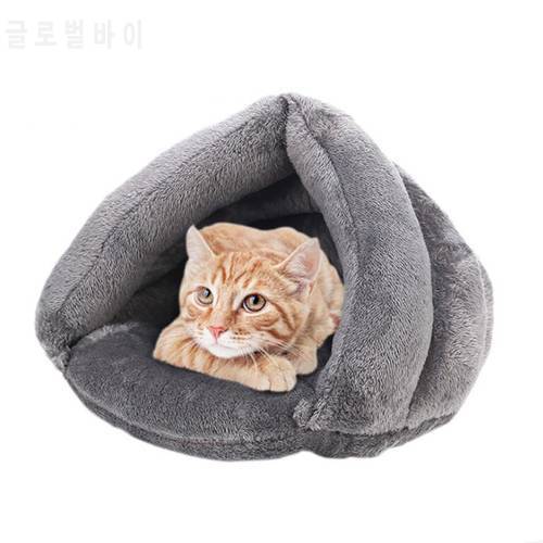 Dog cat bed Soft pet Nest cat Kennel Bed Cave House Sleeping Bag warm Mat Pad Tent Pets Winter Warm sleeping Beds pet supply