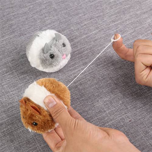 Cute Mouse Cat Toys Cat Supplies Plush Toy Shake Movement Mouse Pet Kitten Funny Plush Little Mouse Interactive Cat Toys