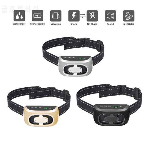 9 Levels Adjustable Safe Dog Repeller Dog No Bark Collar Automatic Effective Rechargeable Electric Dog Bark Shock Collar