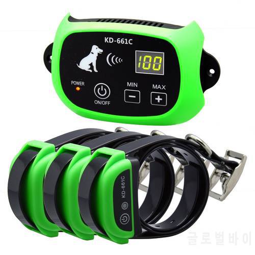 KPHRTEK 2018 New Arrival Wireless Pet Dog Electronic Fence System With Rechargeable Transmitter and Receiver Shipping 15nf