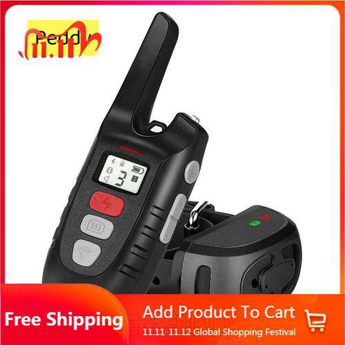 Peddy Electric Dog Training Collar with Remote for Dogs Safe No Shock Sound & Vibrate Bark Collar Rechargeable and Waterproof