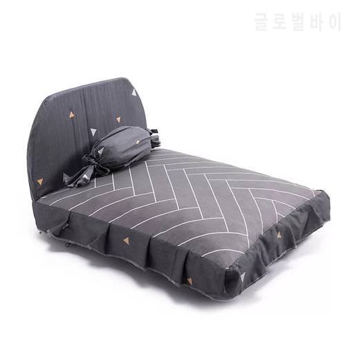 Mini Dog Bed Dual Use Warm Luxury Sleeping Pad For Pet Non-Slip Breathable Washable Mat Blanket